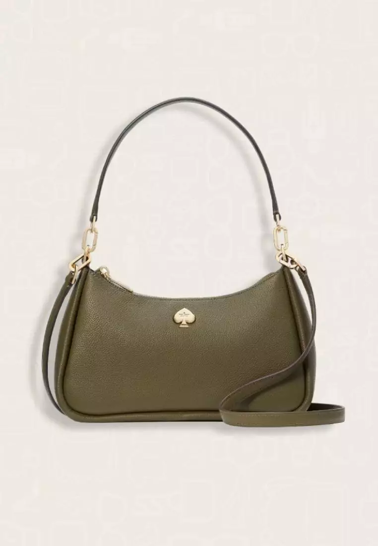 Kate Spade Kayla Small Convertible Shoulder Bag Seaweed