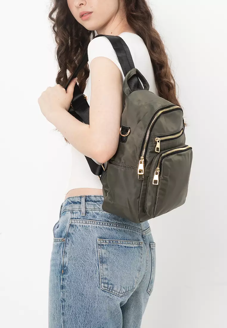 Dual Usage Nylon Backpack