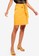 ZALORA BASICS yellow Basic Tie Front Mini Skirt 603A0AA4C237DDGS_1