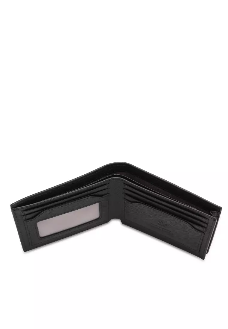 Men's Genuine Leather RFID Blocking Bi Fold Wallet