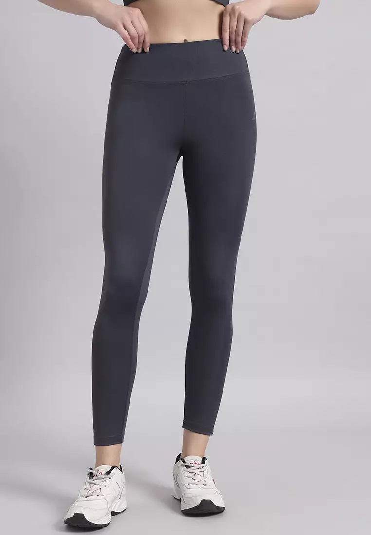 Legging Latihan/Lari Dasar Esensial Abu-abu