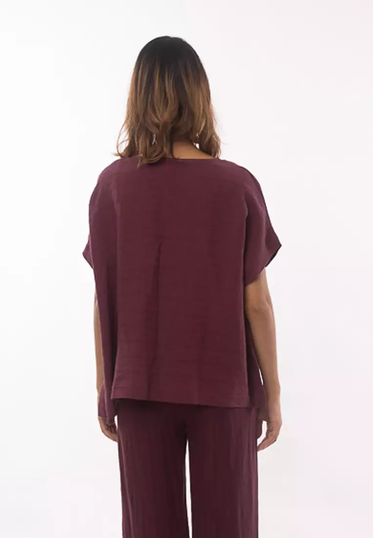 East India Company - Meta Kimono Linen Blouse
