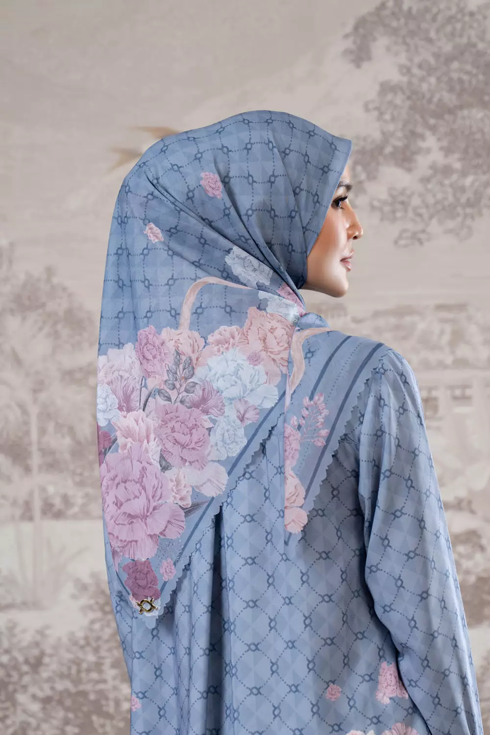 Klamby - Rosette Scarf 2.0 Slate Grey
