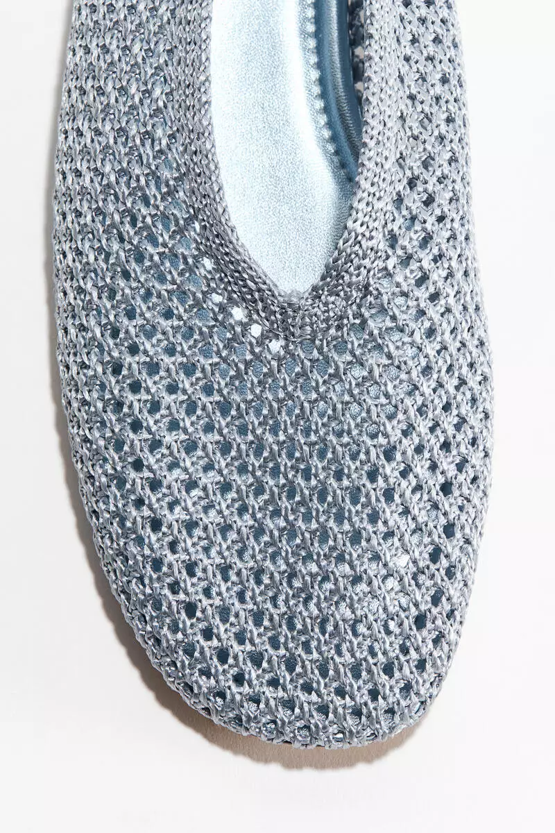 Braided ballet flats