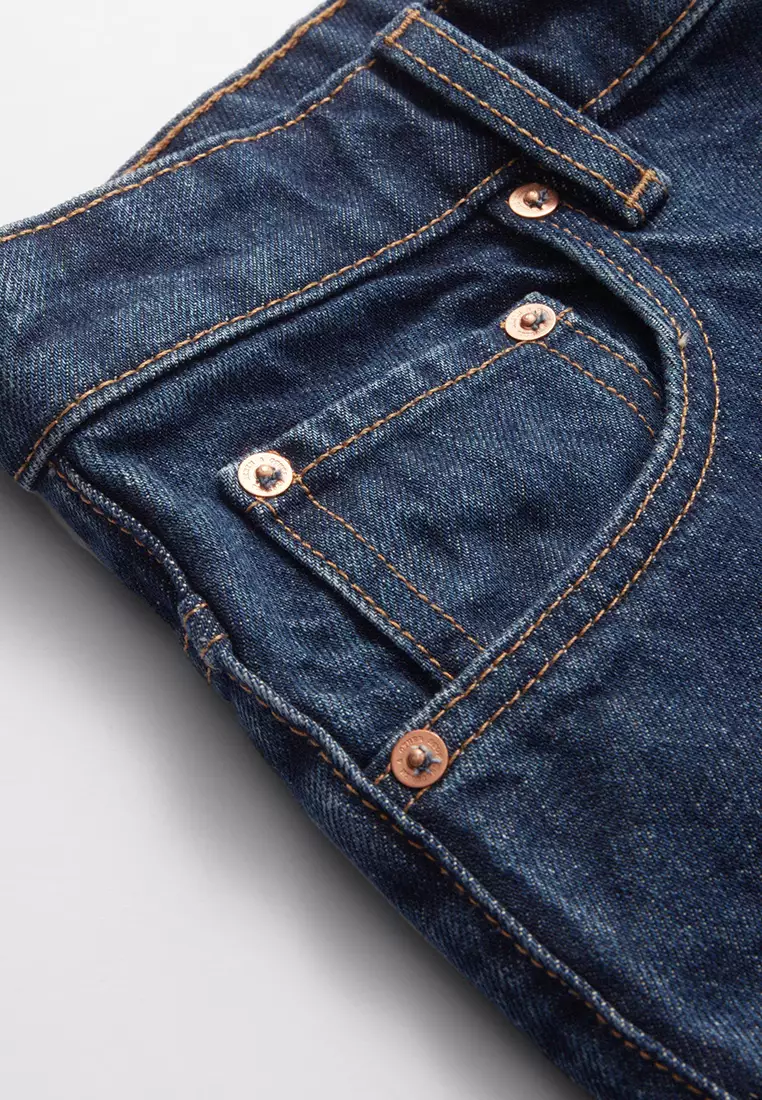 Wide-Leg Denim Shorts