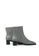 BERACAMY grey BERACAMY Square Zip Ankle Boots - Smooth Grey 79EF6SHDCB37C4GS_5