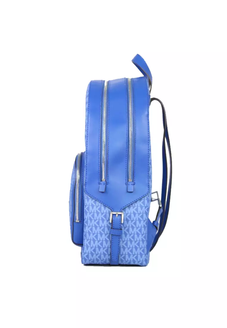 Buy MICHAEL KORS Michael Kors Signature Large 35S2S8TB7B Zip Pocket Backpack  In Electric Blue Online