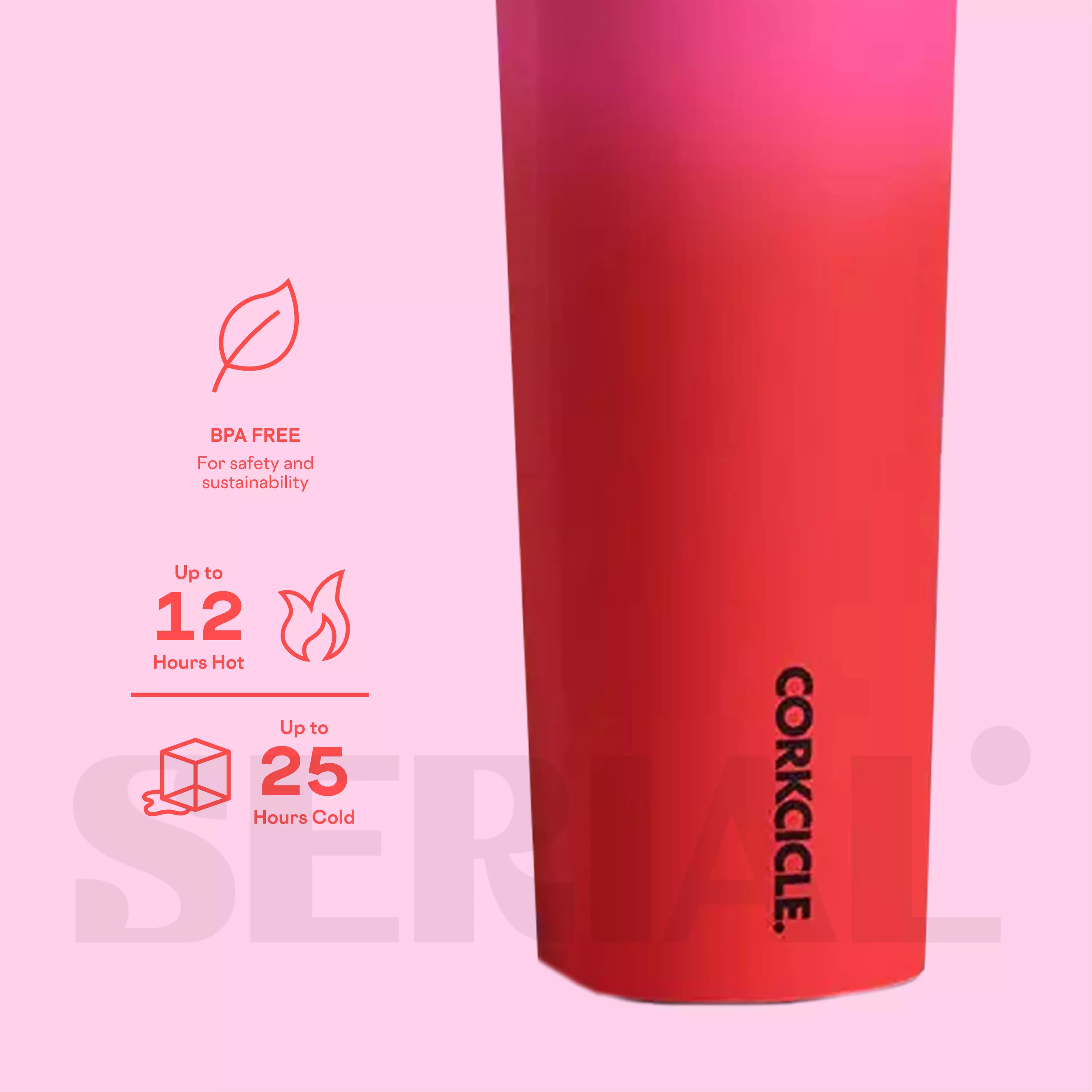 CORKCICLE Canteen 16oz - Sangria