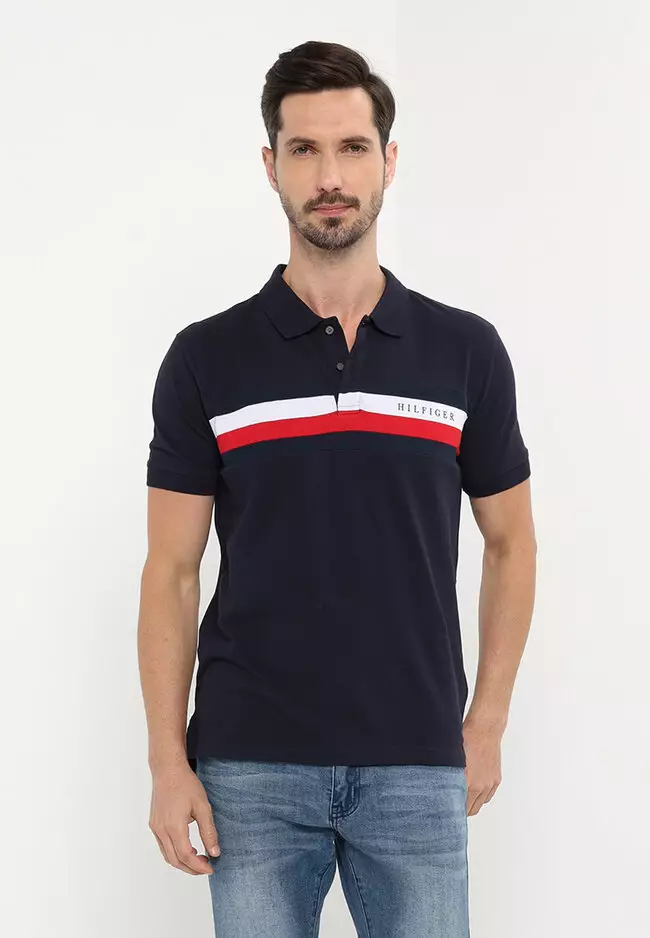 tommy hilfiger polo striped