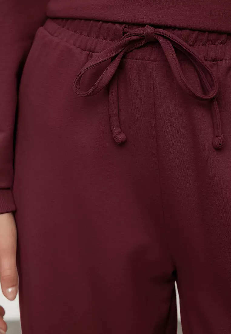 Crew Neck Sweatshirt & Wide Leg Pants Set