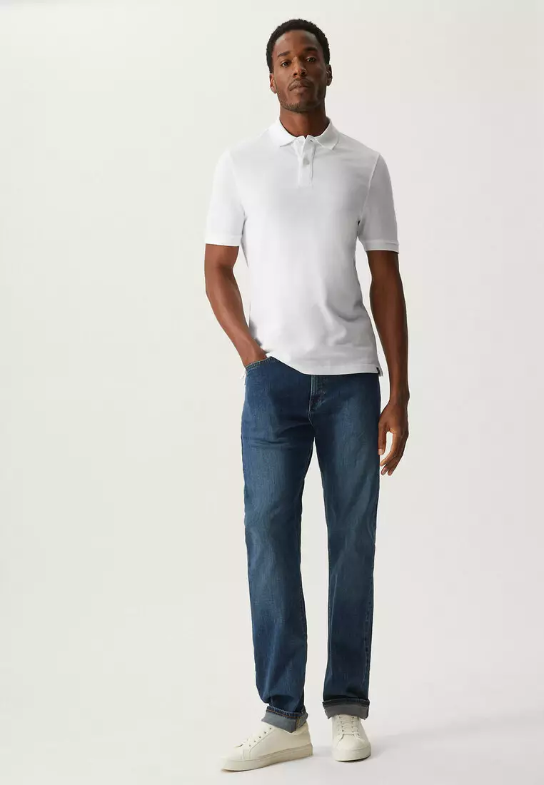 Marks and spencer white polo shirt best sale