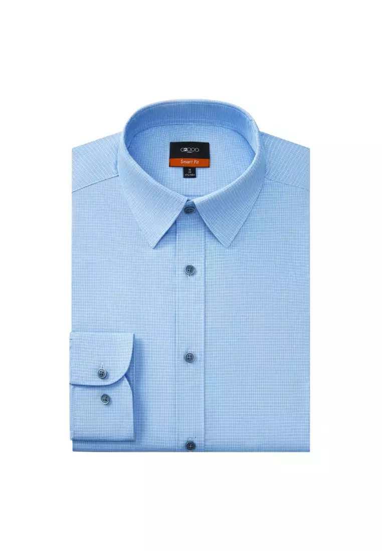 Non-Iron Dry Travel Smart Fit 2 Tone Shirt