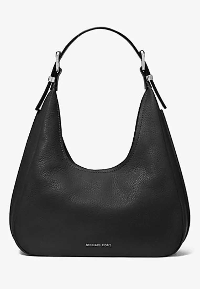 Nolita Small Pebbled Leather Hobo Shoulder Bag