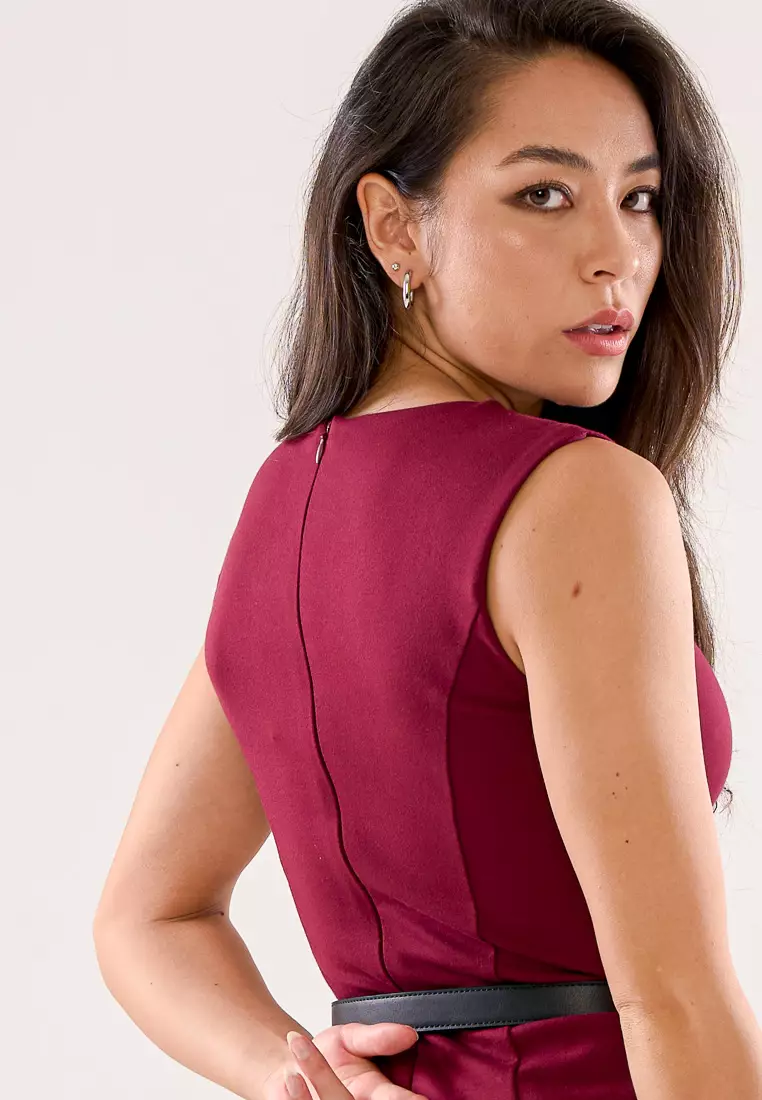 Buy Dressing Paula Bodycon Dress With Belt Online ZALORA Malaysia
