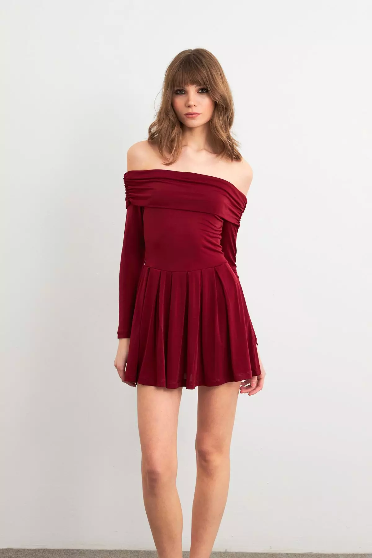 Madonna Collar Midi Dress