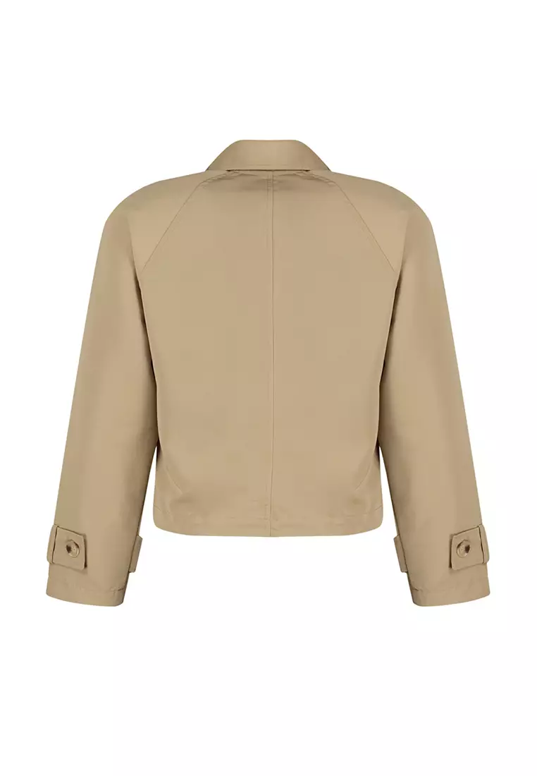 Buy Trendyol WaterRepellent Wide Crop Jacket 2024 Online ZALORA