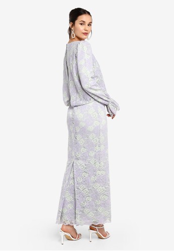 Jual Zalia Lace Column Dress Original ZALORA Indonesia