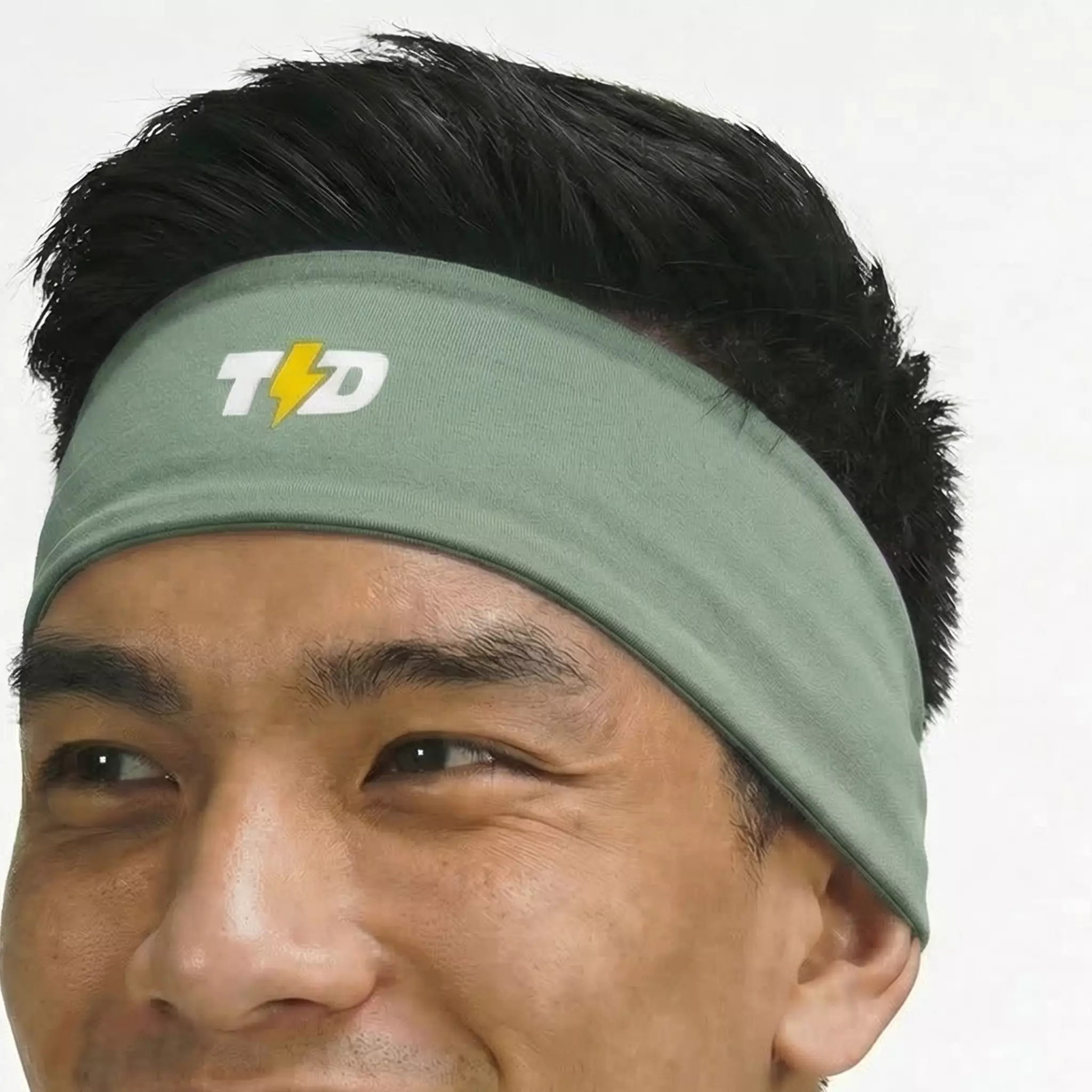 TDACTIVE TDBOLT Headband 4way stretch super absorband anti odor - hijau sage ABA37