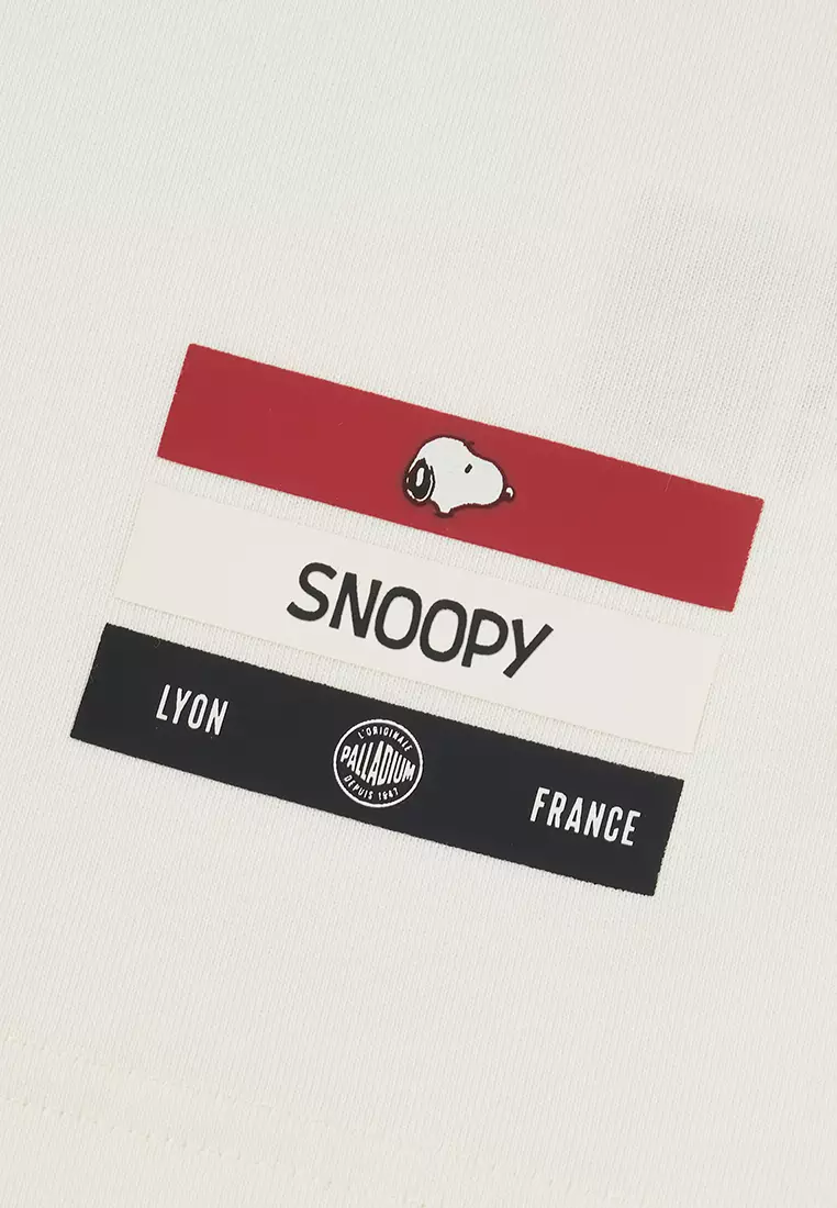 PALLADIUM x SNOOPY 印花圖案寬鬆全棉短袖T裇