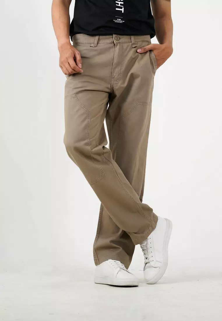 Greenlight Voyager Men's Long Chino Pants Double Layer Knee Fale C020525