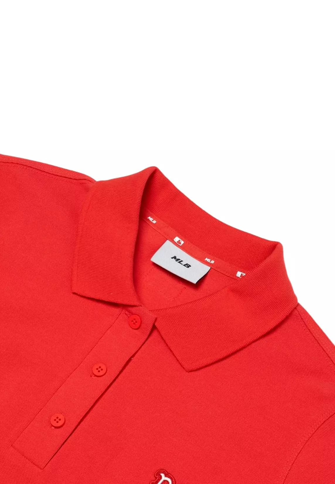 WMS Pique Dress - Red Sox Red