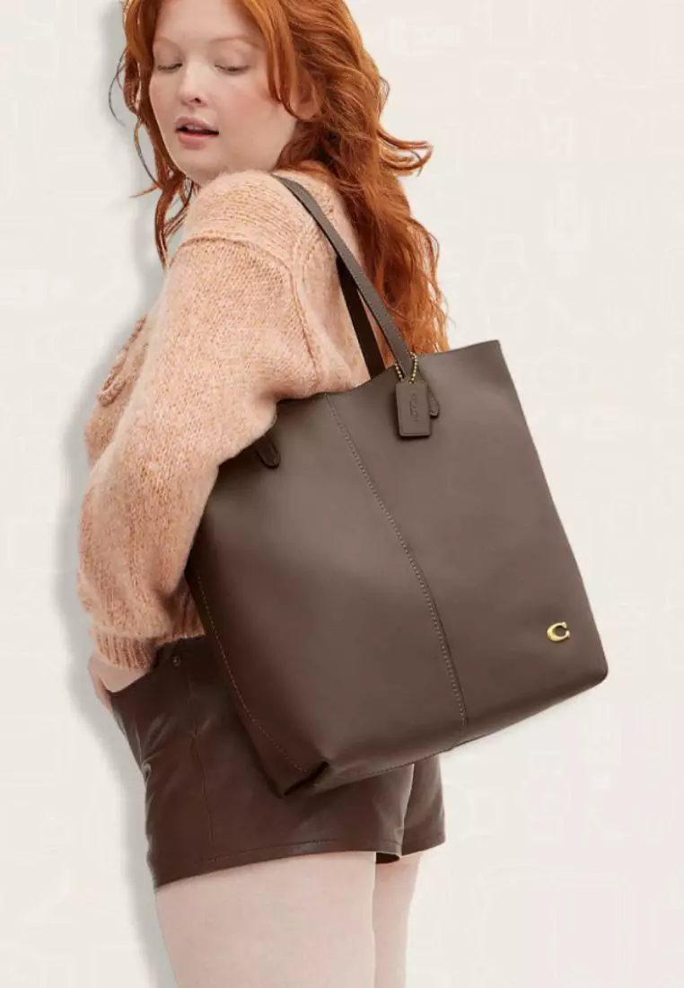 Coach Nomad Tote Dark Stone