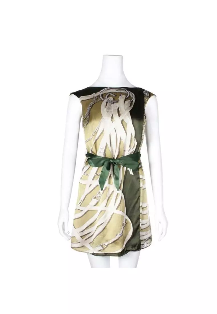 Marc jacobs green dress hot sale