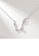 Glamorousky white 925 Sterling Silver Simple Fashion Twelve Constellation Aquarius Pendant with Cubic Zirconia and Necklace D77C3AC22BF6AFGS_3