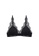 ZITIQUE black Women's French Style Sexy Wireless Triangle Thin Cup Lace Lingerie Set (Bra and Underwear) - Black 83F24US61ED7A1GS_2