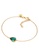 ELLI GERMANY green Bracelet Sparkling Green Drop Quartz Gold Plated D0B19ACA3EBDE6GS_2