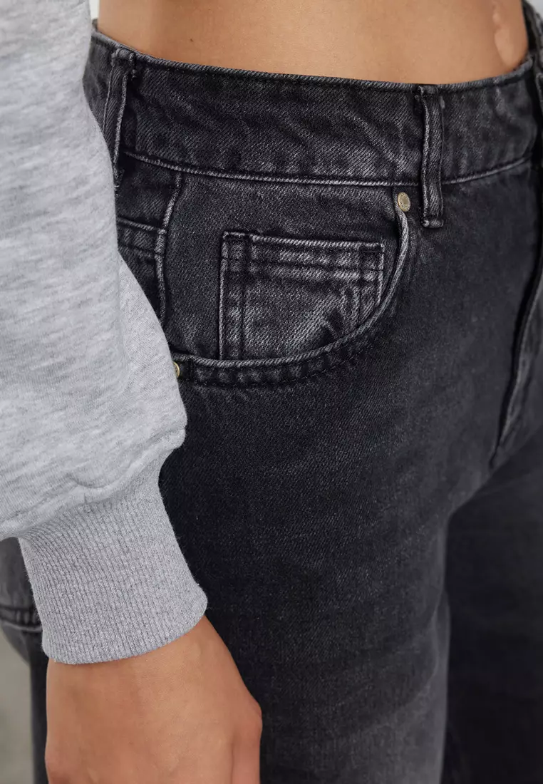 High Waist Extra Wide Leg Jeans