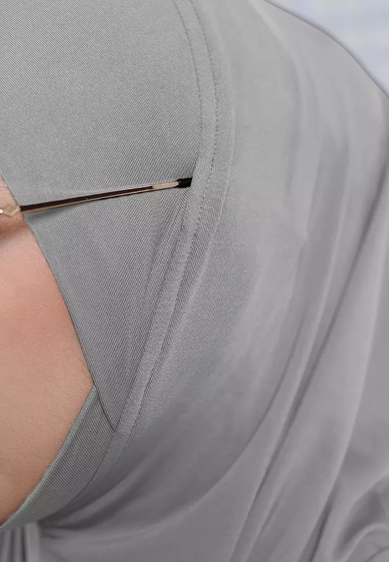 HIJAB INSTAN LUNA - SILVER GREY