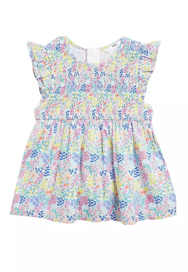 Floral Frill Top