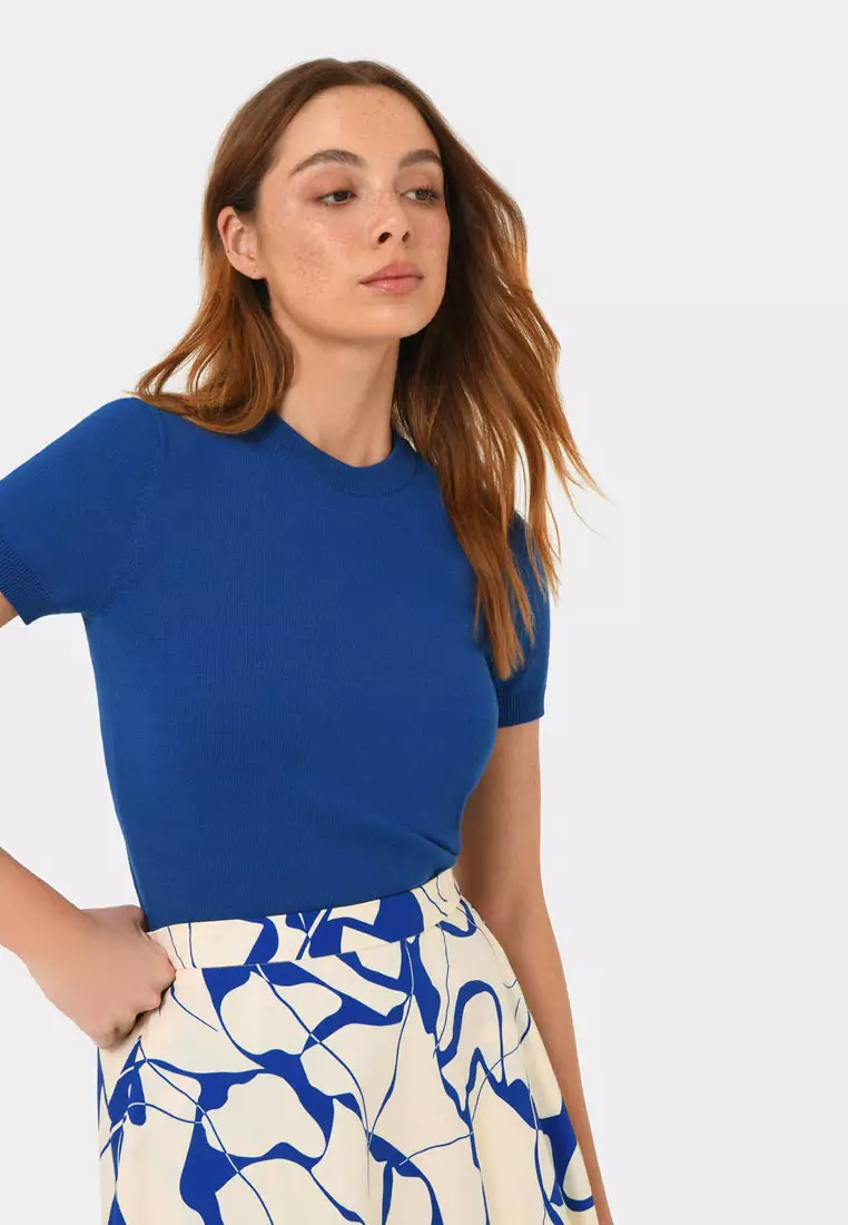 Catherine Short Sleeve Knit