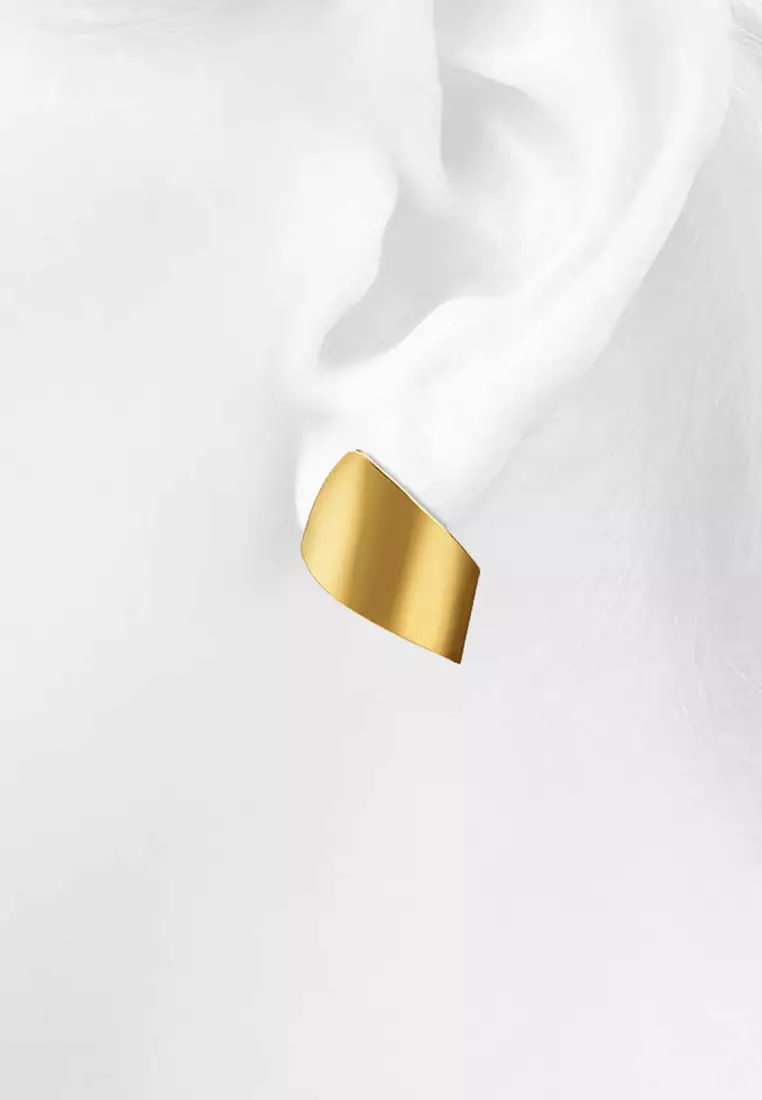Solid Jagurd Earrings in Gold