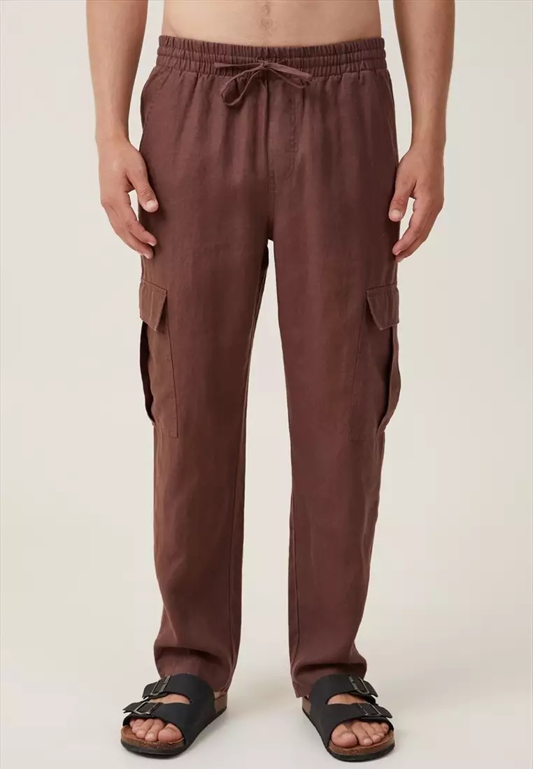 Buy Cotton On Cargo Linen Pant 2023 Online ZALORA Singapore