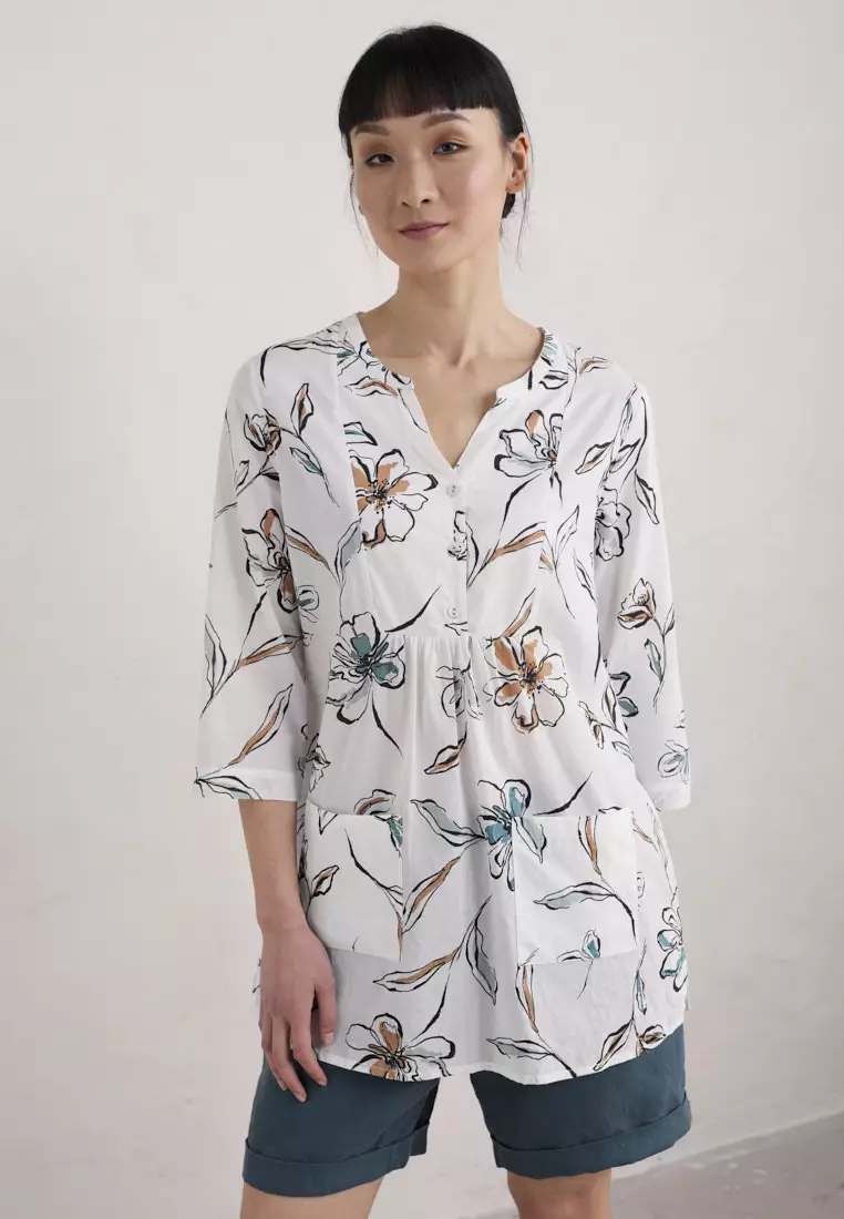 Buy Seasalt Cornwall Seasalt Cornwall White Aventurier Tunic Online ...