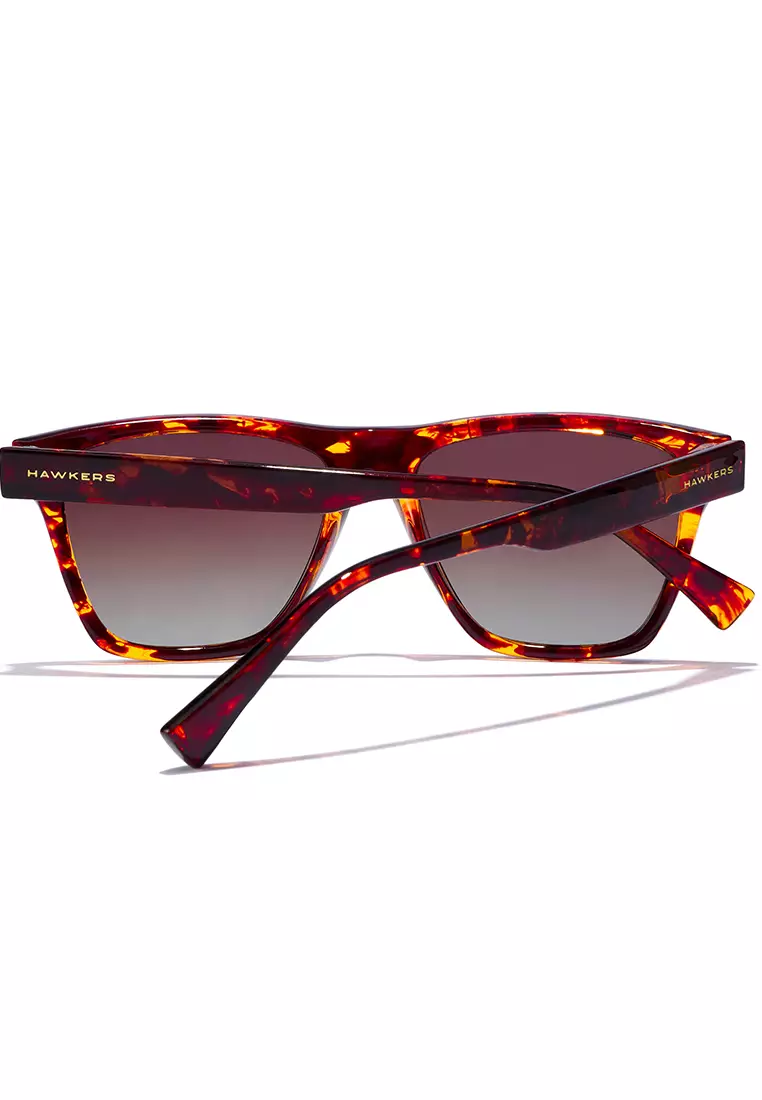 HAWKERS One Ls Rodeo Polarized Carey Brown Sunglasses For Men And Women, Unisex. Official Product Designed In Spain