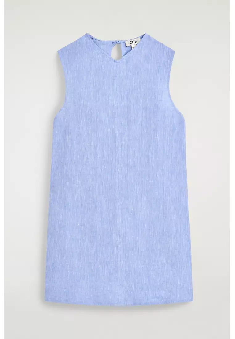 COS V-NECK OPEN-BACK LINEN MINI DRESS 2026 | Buy COS Online | ZALORA Hong  Kong