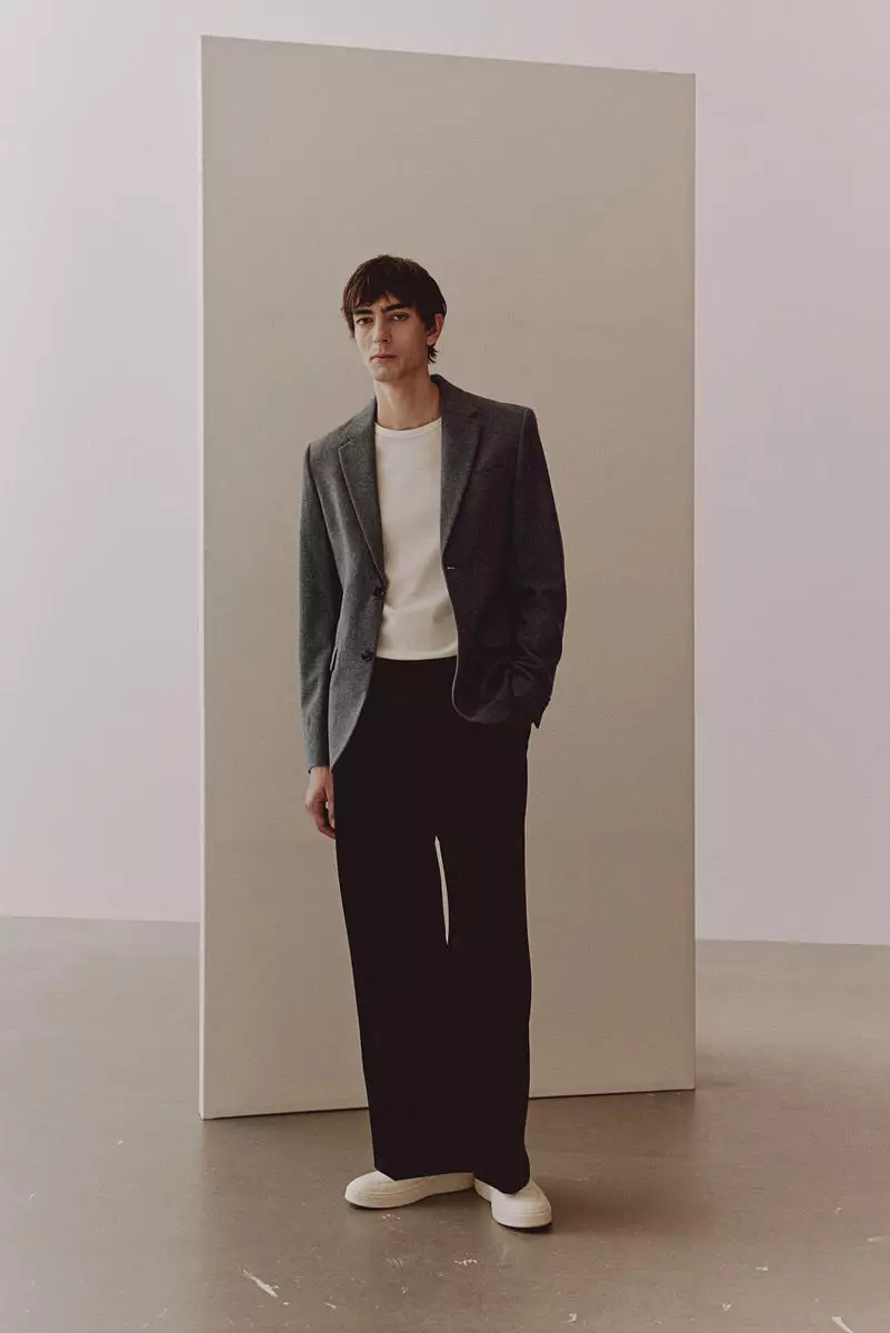 Regular Fit Wool-blend jacket