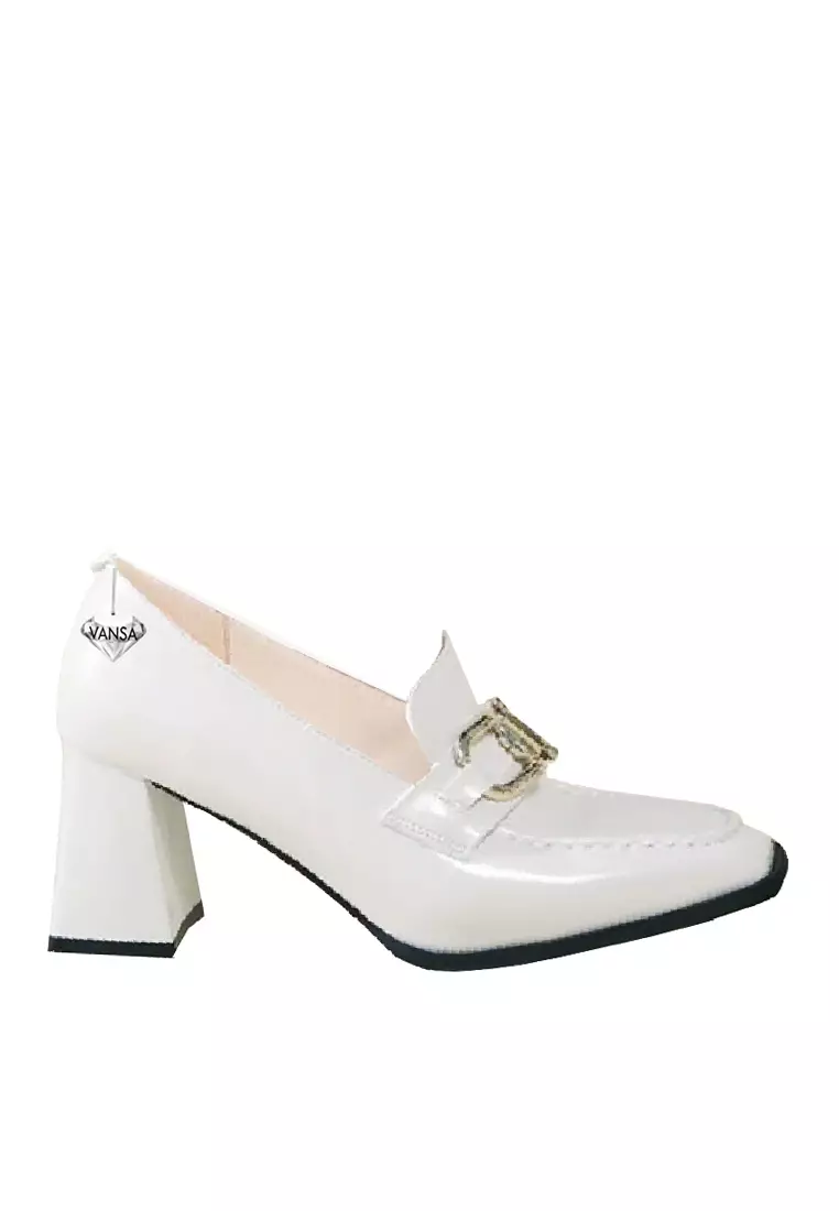 Discount on Twenty Eight Shoes  shoes - SKU: VANSA Fashionable Buckle Mid Heel Pumps VSW-H-2613