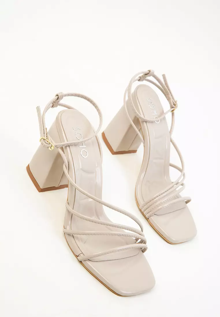 Mink Patent Leather Women's Classic Heeled Shoes 20282