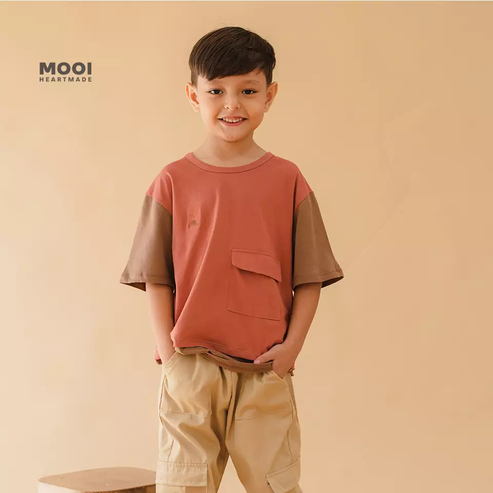 Mooi Kaos Anak Lucas Shirt - Green