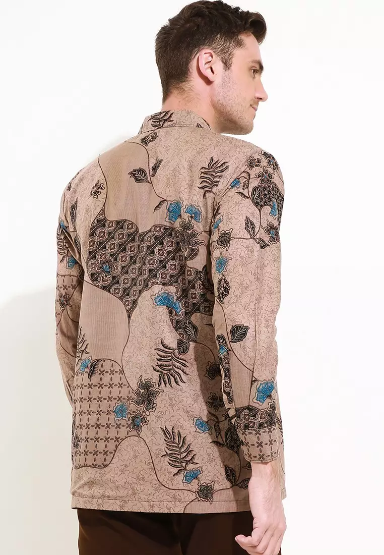 Sekarjagad Kemeja Batik Exclusive Premium Pria Casual Modern Lengan Panjang