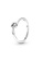 PANDORA silver Pandora Clear Tilted Heart Solitaire Ring 2359BAC4B47616GS_1