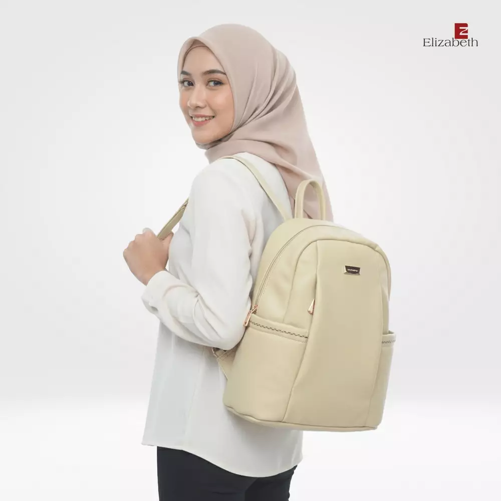 Tas Ransel Wanita Elizabeth Backpack 0055-5910 Beige