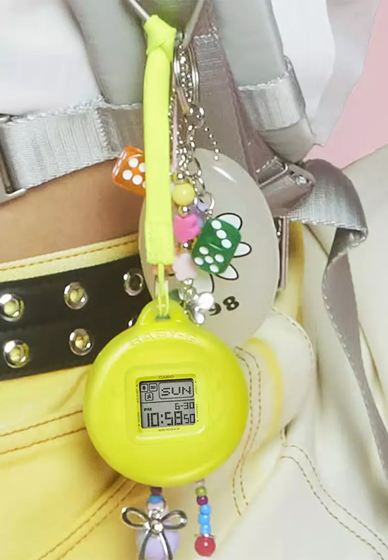 Jam Tangan Wanita Casio Baby-G BGD-10K-7D BABY-G＋PLUS White Resin Band