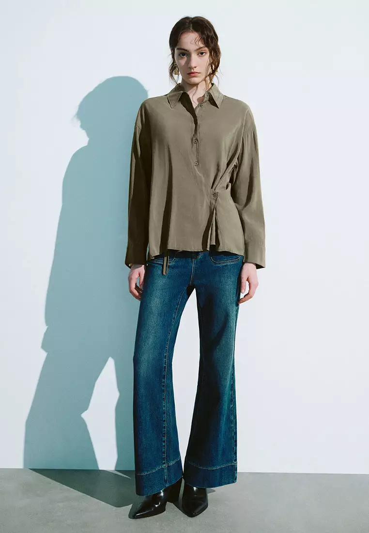 Button Up Loose Shirt