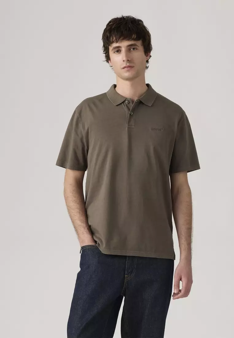26SS ANCELLM L/S POLO BROWN サイズ2 L/S POLO(BROWN) – ANCELLM