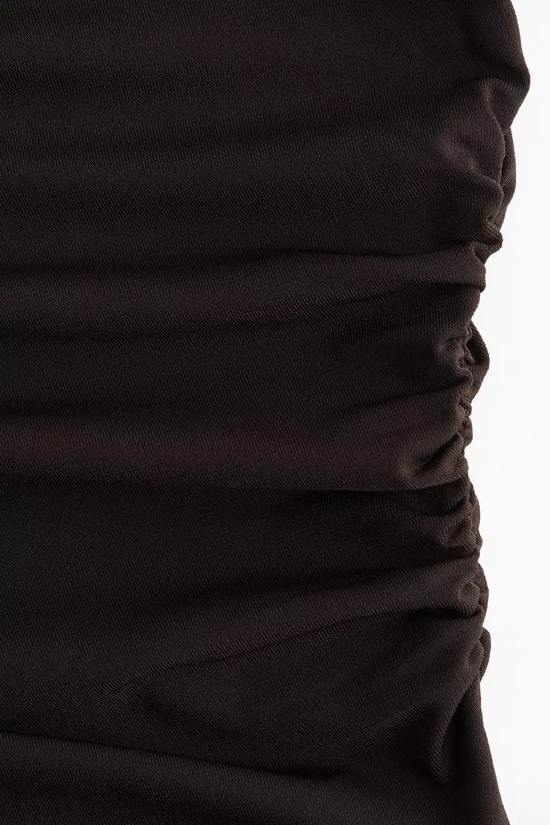Draped jersey top